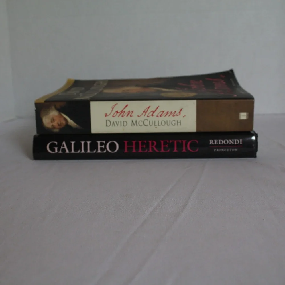 Galileo Heretic‎ & John Adams History Books Biography Political Science